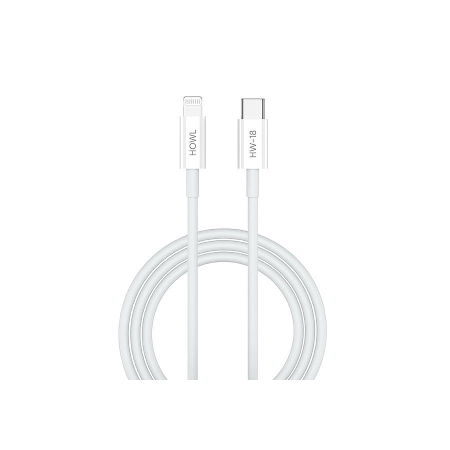 30W TYPE C to Lightning MFI Cable (HW - 18)