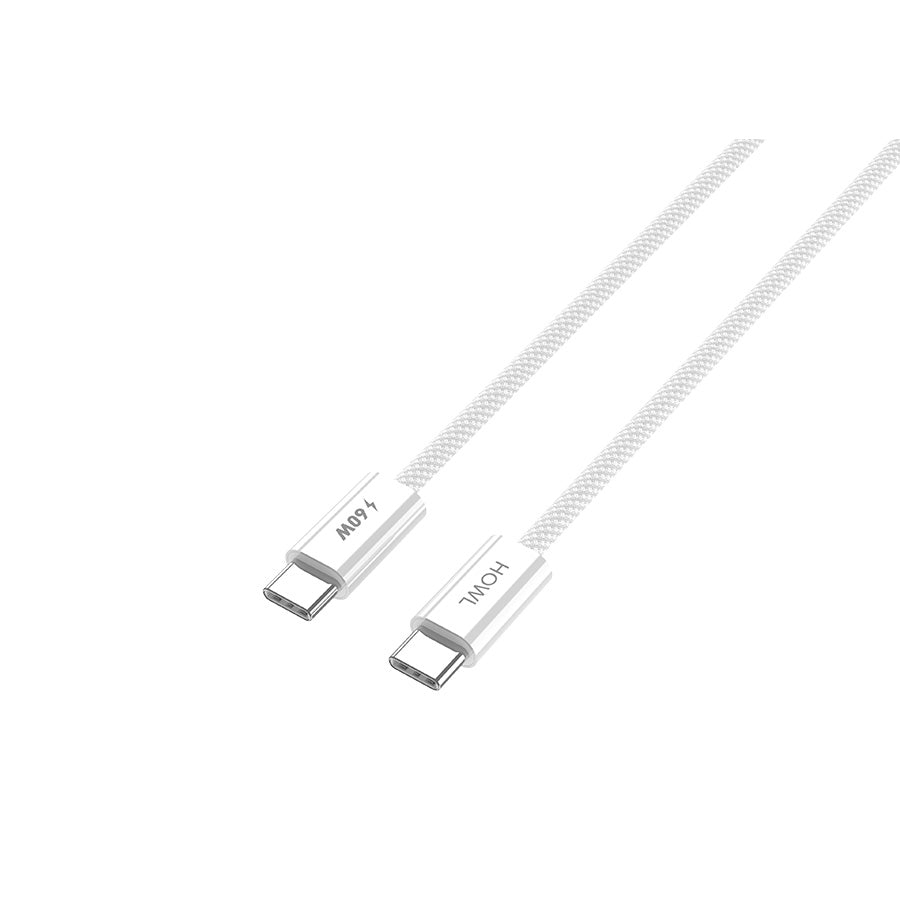 60W TYPE C to TYPE C Cable Braided (HW - 20)