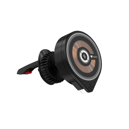 15W Wireless Car Charger - Transperant TYPE C Port (HW - 29)