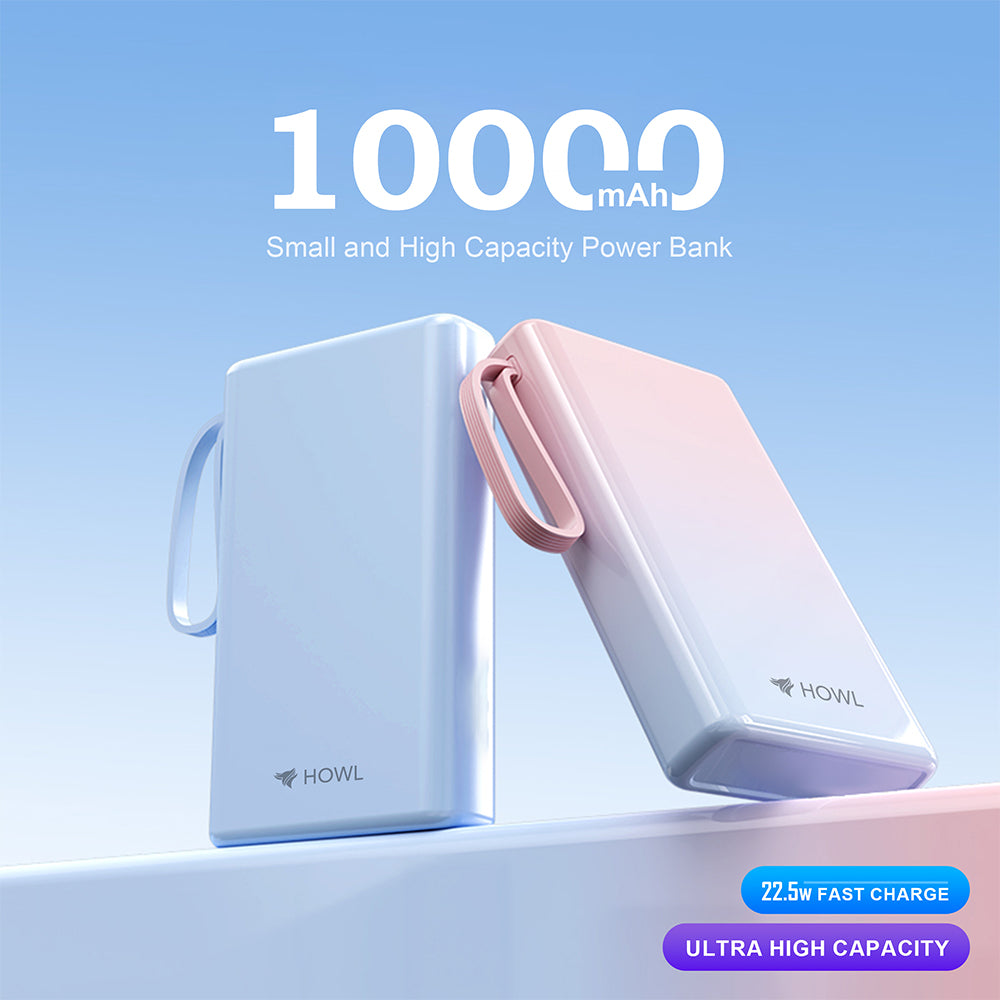 Trio Power Bank 10000 mAH 22.5 W PD - 3 Cable (HW - 210)